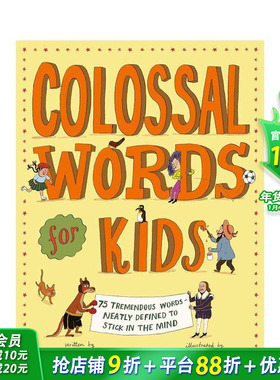 【预售】读诗学词汇 Colossal Words for Kids 英文儿童英语启蒙早教绘本进口书