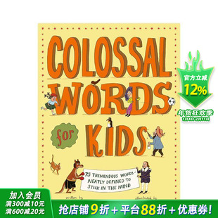 【预售】读诗学词汇 Colossal Words for Kids 英文儿童英语启蒙早教绘本进口书