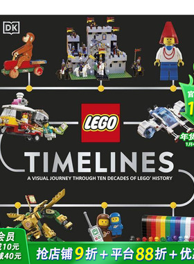 【现货】乐高：视觉历史之旅 弗吉尼亚·伍尔夫 庆祝乐高90周年 LEGO Timelines 英文原版正版进口书