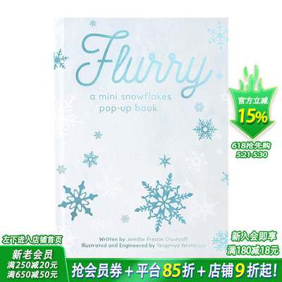【预售】【Pop-Up立体书】Flurry 阵雪：冬日 英文原版儿童立体书【善优童书】