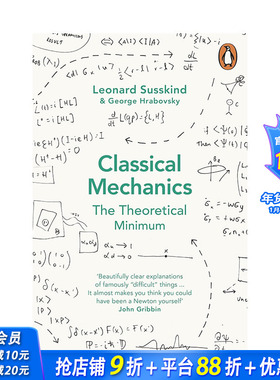 【预售】【简易理论】经典力学 【The Theoretical Minimum】Classical Mechanics 原版英文社会科学 正版进口书