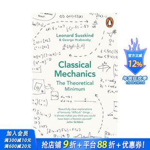 【预售】【简易理论】经典力学 【The Theoretical Minimum】Classical Mechanics 原版英文社会科学 正版进口书