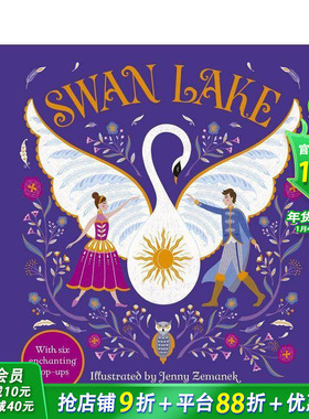 【现货】【闪耀经典童话立体书】天鹅湖 【Gilded Fairytales】Swan Lake 英文儿童立体绘本进口书 高颜值艺术礼品书