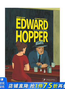 【现货】Edward Hopper: The Story of His Life，爱德华·霍珀：他的人生故事 英文原版进口漫画
