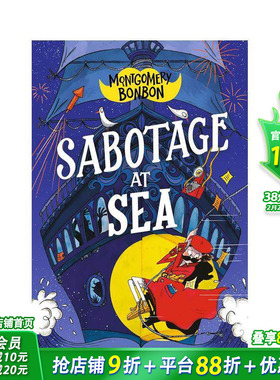 【现货】【大侦探波波】海上阴谋 【Montgomery Bonbon】Sabotage at Sea少年侦探小说故事书 英文英语拓展阅读 蓝思值700L+