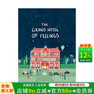 【预售】情绪大饭店 The Grand Hotel of Feelings 英文原版儿童艺术插画故事绘本 进口童书#