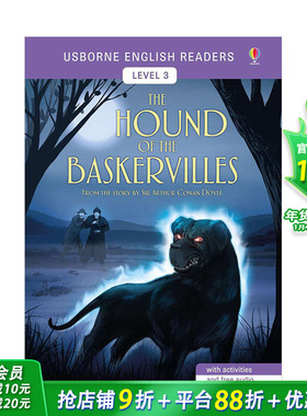 【预售】【LV3】巴斯克维尔的猎犬The Hound Of The Baskervilles柯南道尔【善优童书】