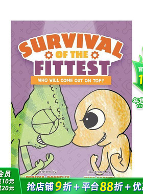 【预售】适者生存 Survival of the Fittest 英文儿童漫画故事 英语拓展阅读进口书