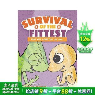 【预售】适者生存 Survival of the Fittest 英文儿童漫画故事 英语拓展阅读进口书