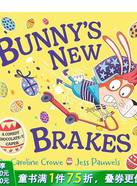 【预售】邦妮的新刹车 Bunny's New Brakes 英文儿童插画故事绘本 进口童书