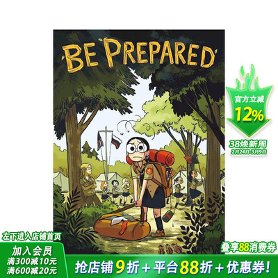 【现货】【凯迪克奖得主Vera Brosgol】准备出发 Be Prepared 英文儿童漫画故事 英语拓展阅读进口书