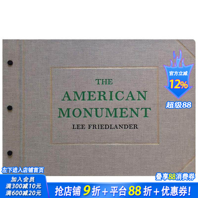 【预售】Lee Friedlander：美国纪念碑 Lee Friedlander: The American Monument 原版英文摄影作品集 正版进口书