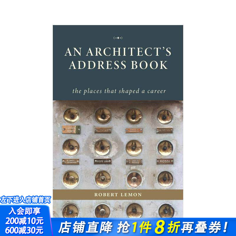 【预售】建筑师地址簿 An Architect's Address Book 原版英文建筑设计 正版进口书
