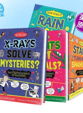【多册选拍】奇怪的科学：X光如何破解谜案？/植物捕食动物/下鱼雨Strange Science: X-Rays Solve Mysteries? 英文儿童科普绘本书