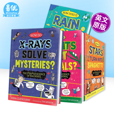 【多册选拍】奇怪的科学：X光如何破解谜案？/植物捕食动物/下鱼雨Strange Science: X-Rays Solve Mysteries? 英文儿童科普绘本书