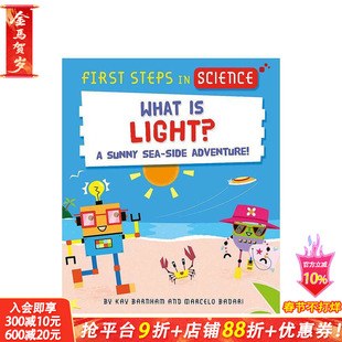【现货】科学第一步：什么是光？ First Steps in Science: What is Light? 英文儿童插画科普故事绘本 进口童书