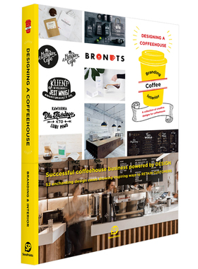 【现货】【送字体海报】咖啡店面形象设计 Designing a Coffeehouse  空间设计 室内装潢 英文原版图书书籍 Sendpoints
