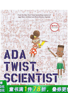 【现货】艾达转动脑筋 科学家 【The Questioneers】ADA TWIST， SCIENTIST 英文儿童插画故事绘本 进口童书