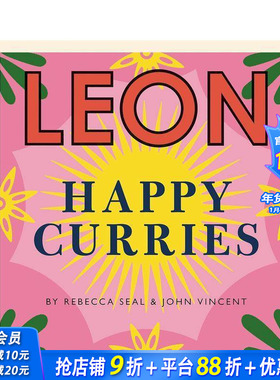 【现货】【Leon】 Happy Curries 里昂快乐咖喱 英文原版餐饮食谱 家常菜菜谱