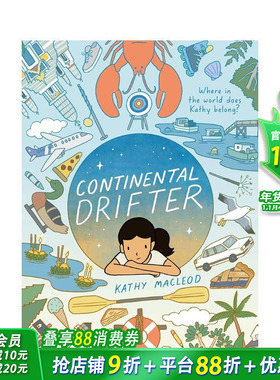 【预售】大陆漂移 Continental Drifter 英文儿童漫画故事 英语拓展阅读进口书