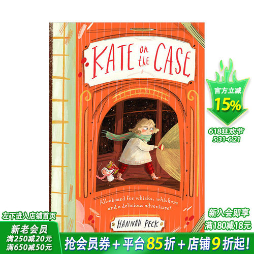 【现货】在办案的凯特Kate on the Case 6岁以上少儿故事读物 英文原版 英语阅读训练 图书