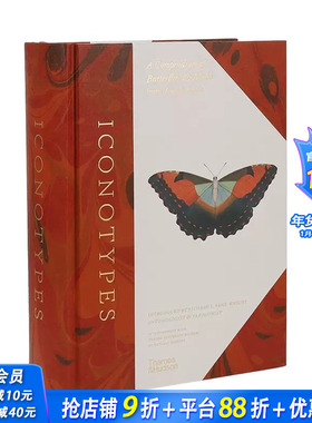 【现货】Iconotypes 琼斯图标大全:蝴蝶及飞蛾简编 英文原版进口画册书籍【善优图书】