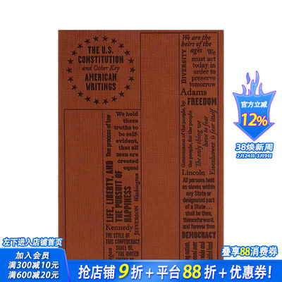 【预售】【字云经典】美国宪法及其他重要著作 U.S.Constitution and Other Key American Writings英文文学正版进口书