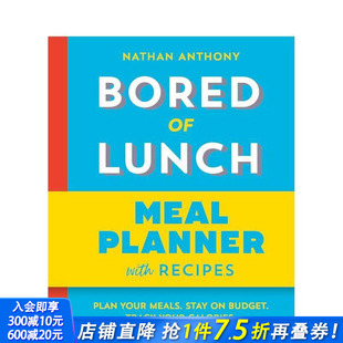 英文餐饮生活美食 进口书 Bored Meal Planner Lunch 解决午餐倦怠：膳食规划手册 正版 原版 预售