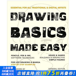 现货 绘画基础 简单学 Basics 绘画技巧入门英文原版 Drawing