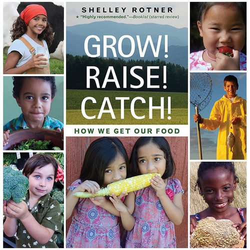 【预售】英文原版 Grow Raise Catch How We Get Our Food 我们如何获得食物 自然科普 获奖童书 6岁以上 英语儿童进口绘本