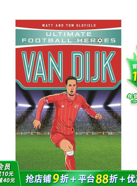 【现货】【足球英雄系列】范迪克 【Ultimate Football Heroes】Van Dijk 12岁+英文小说故事 英语阅读拓展进口书
