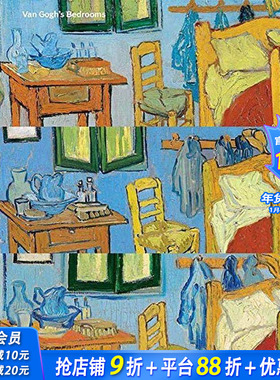 【预售】梵高的卧室 Van Gogh’s Bedrooms 原版英文艺术画册画集 正版进口书