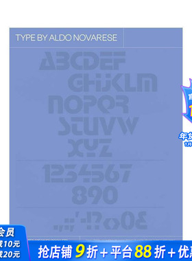 【预售】字体档案：阿尔多·诺瓦雷塞 Type by Aldo Novarese 原版英文字体图案标志设计 正版进口书