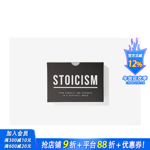 【预售】斯多葛主义:在艰难的世界中寻找宁静与力量 Stoicism Cards 原版卡牌 礼品书 正版进口书