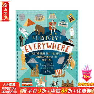 【现货】处处的历史:所有你不知道同时发生的事情 The History of Everywhere 英文儿童插画科普绘本 进口童书