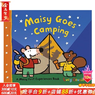 【预售】Maisy系列Goes Camping小鼠波波去露营 英文儿童绘本适合3-6岁【善优童书】
