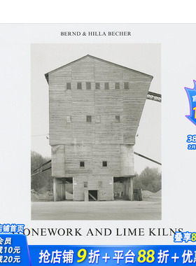 【现货】摄影师Bernd and Hilla Becher：Stonework and Lime Kilns 工业建筑摄影作品集 英文原版进口画册