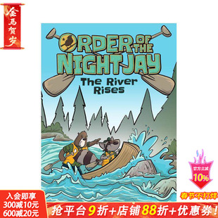 【预售】夜松鸦教团 卷2：河水上涨 Order of the Night Jay (Book 2): The River Rises 英文儿童漫画故事书 英语拓展阅读进口
