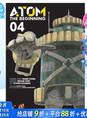 【预售】英文漫画 铁臂阿童木起源4 ATOM:The Beginning Vol.4 英文原版 Tetsuro Kasahara 原子小金刚 进口漫画书籍【善优图书】