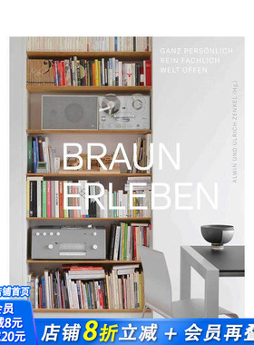 【预售】体验博朗（德语版本） Braun erleben (Experience Braun) 原版英文工业产品设计 正版进口书