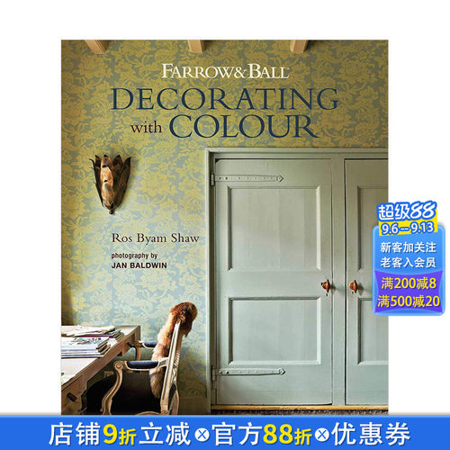 【现货】与色彩同居 Farrow&Ball Decorating with Colour室内装修设计