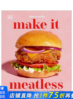 【预售】无肉也美味 Make It Meatless 原版英文餐饮生活美食 正版进口书