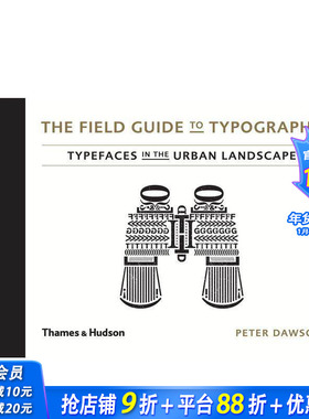 【现货】字体设计实地指南：城市景观中的字体 The Field Guide to Typography  原版英文字体图案标志设计 正版进口书