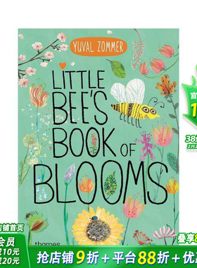 【现货】小蜜蜂的花开之书 【The Big Book】Little Bee's Book of Blooms 英文儿童插画科普绘本 进口童书