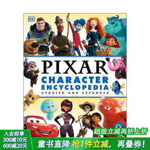 Encyclopedia 儿童进口书 英文 Expanded and Updated Character Pixar 迪士尼皮克斯人物百科全书更新和扩展Disney 现货