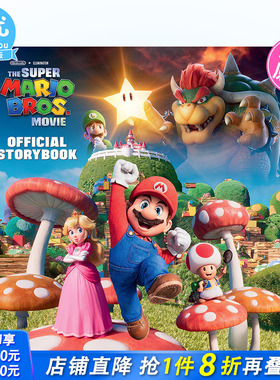 【现货】Super Mario Bros. Movie Story 任天堂超*马里奥电影版故事 英文进口 儿童绘本卡通动画电影书籍 超*玛丽