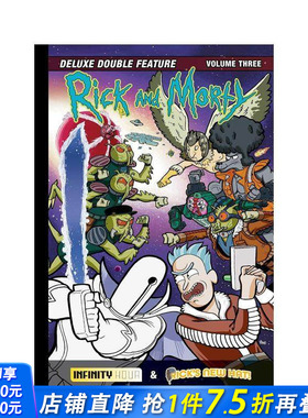 【现货】瑞克和莫蒂 豪华特辑 卷3 Rick and Morty Deluxe Double Feature Vol. 3 原版英文漫画书 正版进口书