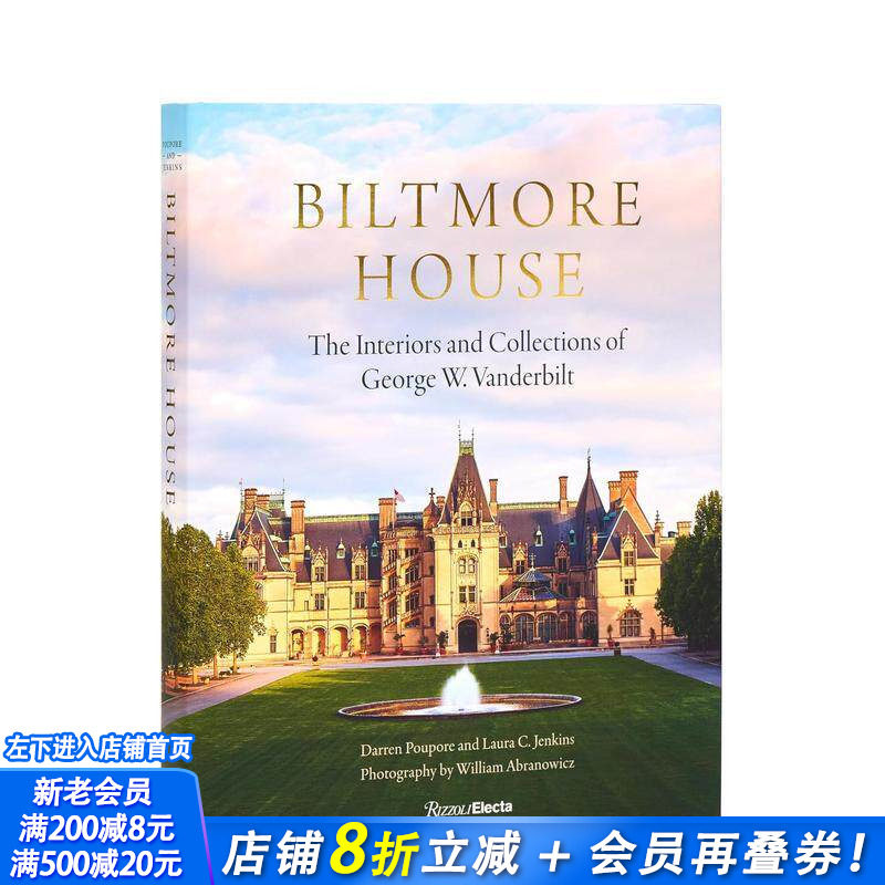 【预售】比尔特摩庄园 Biltmore House 原版英文园林景观 正版进口书