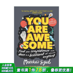 Are 英国国家图书奖 成长型思维养成指南 正面引导 英文英语拓展阅读进口书 Awesome You 很棒 你真 预售