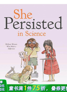 【预售】科学是她的终身事业 She Persisted in Science 女科学家故事 纽约时报*销书系列STEM 英文原版正版进口图书籍